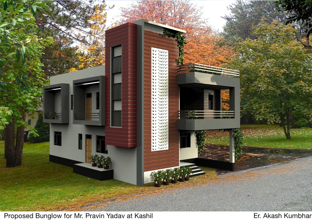 Suburban Villa Elevation 15